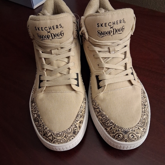 Skechers Mens Snoop Dogg Sizzle Buckets Blazed Gold Shoes (NWT) - Picture 2 of 8